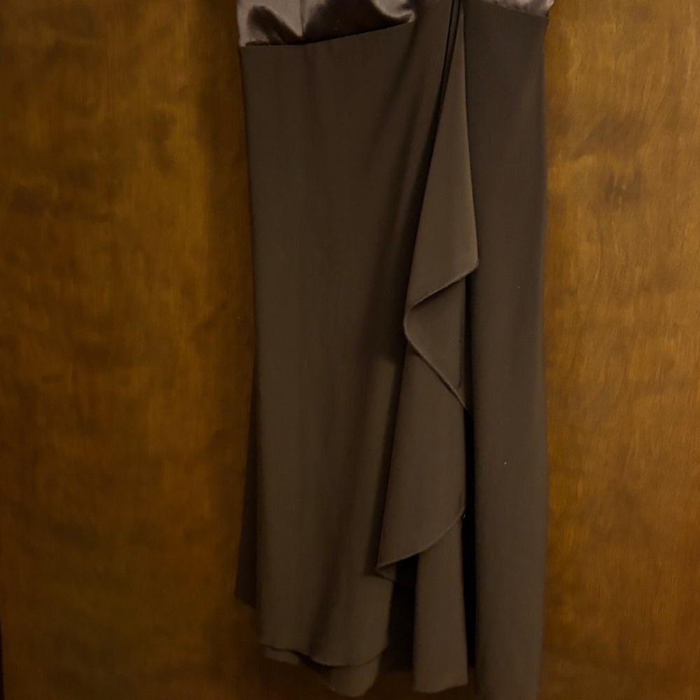 Chocolate brown formal dress - Picture 4 of 9